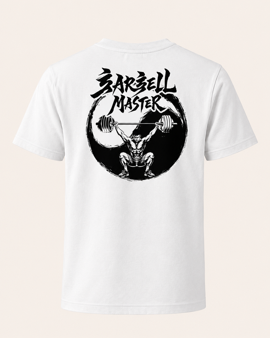 T-Shirt Nativ Barbell Master Blanc - dos