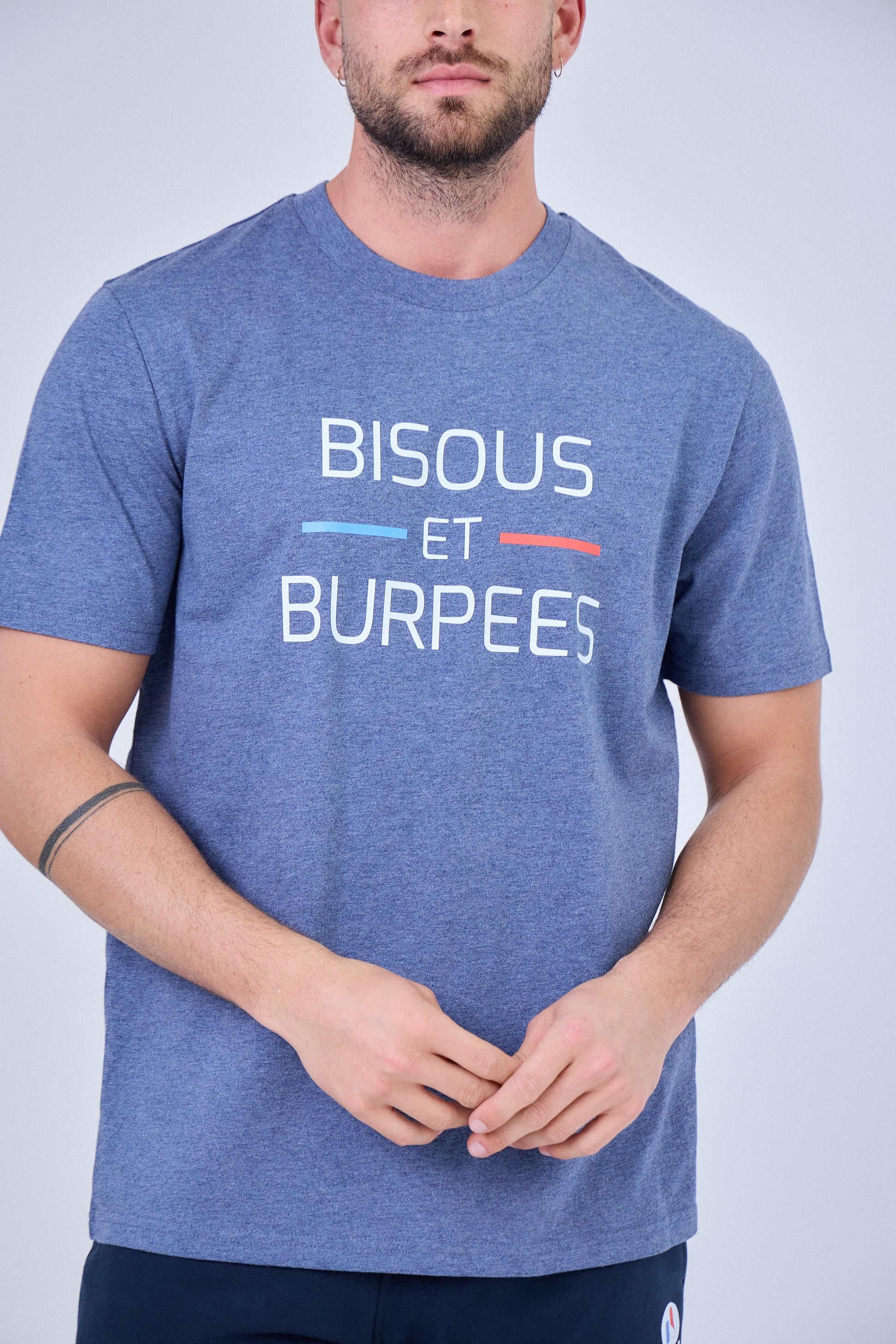 T-SHIRT HOMME - BISOUS ET BURPEES