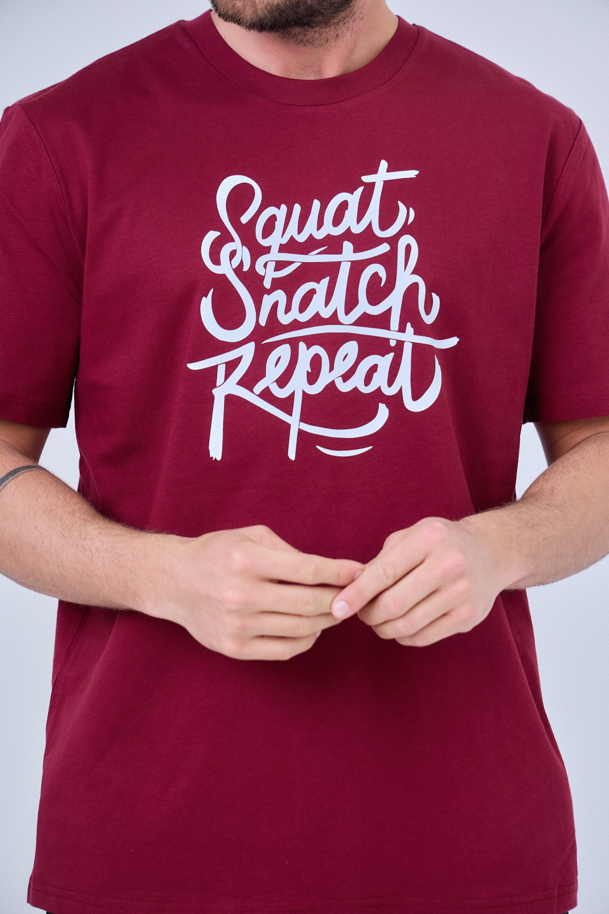 T-SHIRT HOMME - SQUAT SNATCH REPEAT