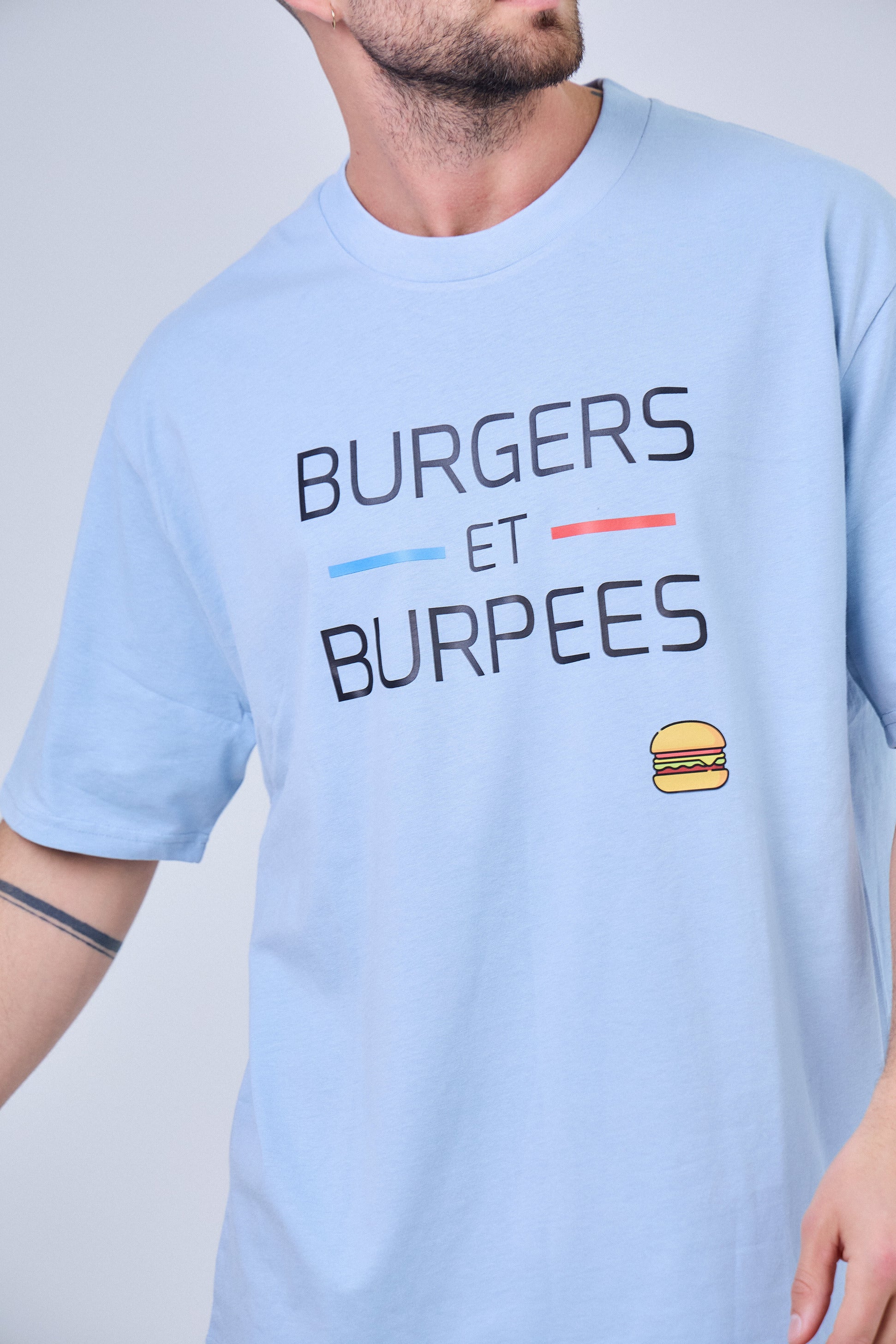 T-SHIRT SPORT OVERSIZE - BURGERS ET BURPEES