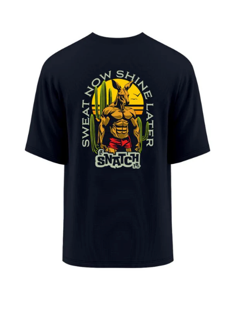 T-SHIRT SPORT OVERSIZE - SWEAT NOW SHINE LATER