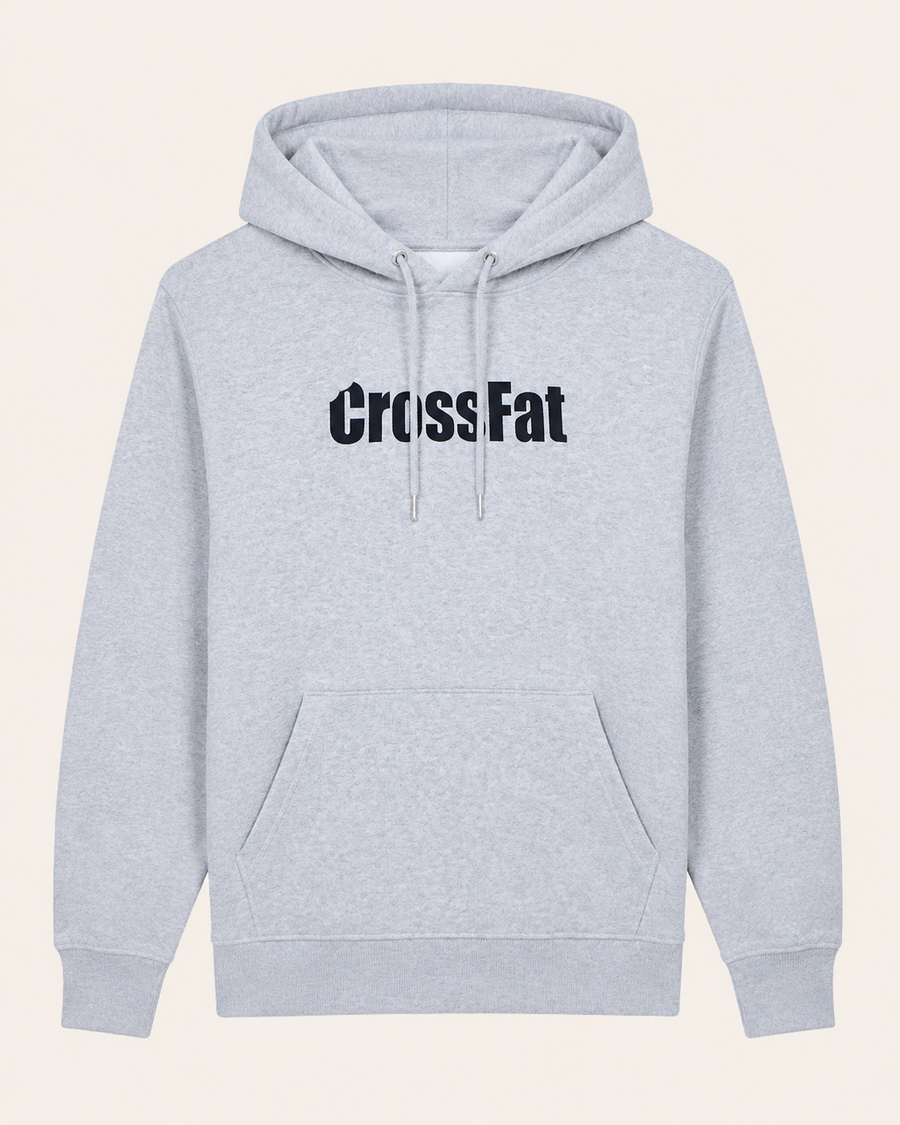 Sweat homme cross training Crossfat – coloris Gris Chiné – Le Snatch Français