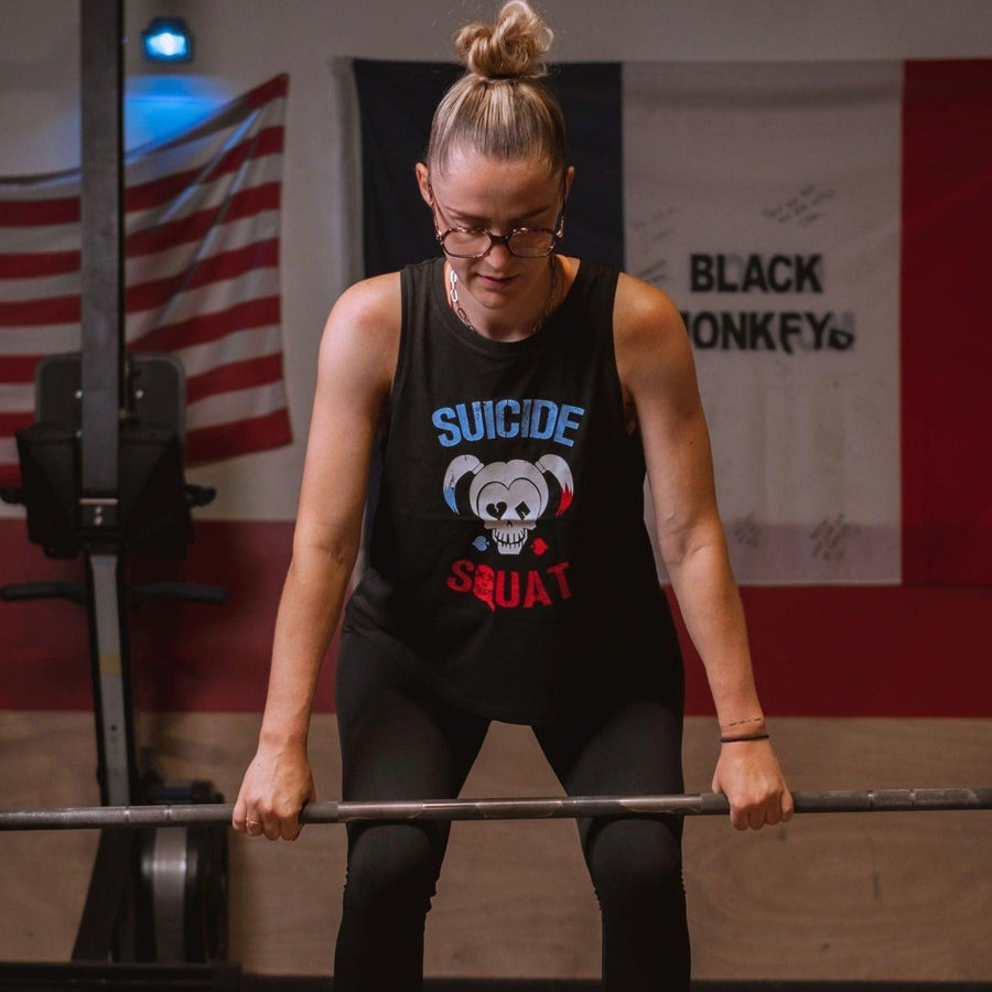 Débardeur femme cross training Harley Queen – coloris Noir – Le Snatch Français