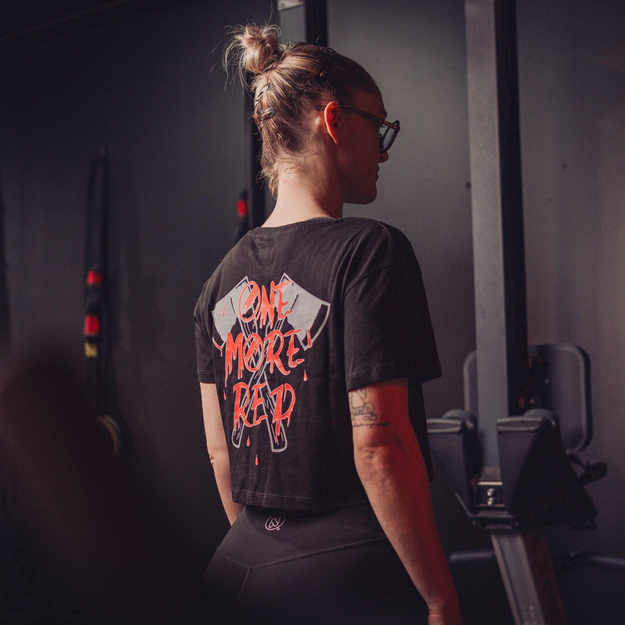 Crop top femme cross training Bloody – Le Snatch Français