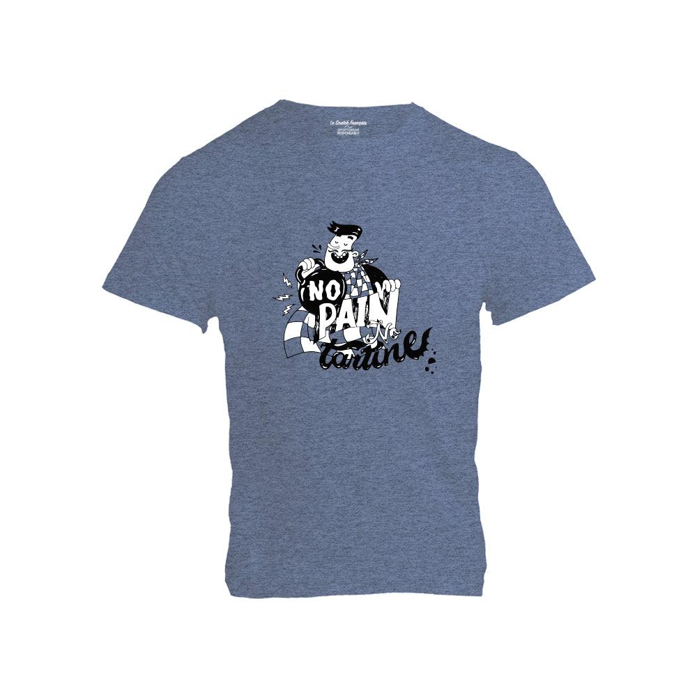 T-SHIRT HOMME - NO PAIN NO TARTINES