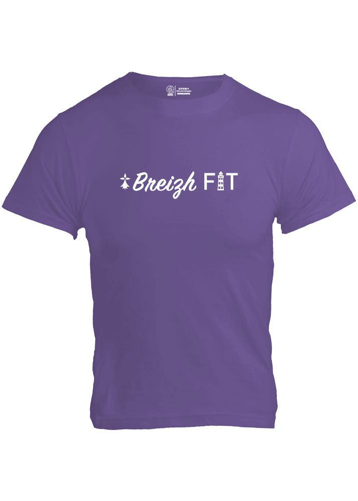 T-shirt homme cross training Breizh'fit – coloris Violet – Le Snatch Français