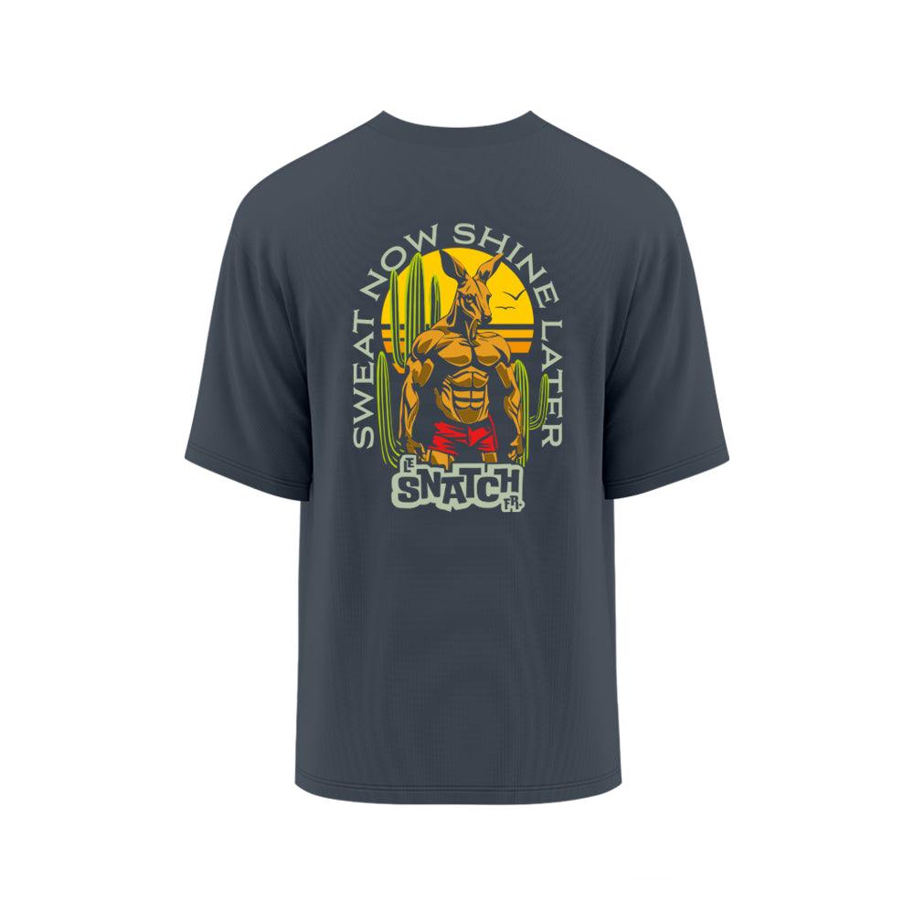 T-SHIRT SPORT OVERSIZE - SWEAT NOW SHINE LATER