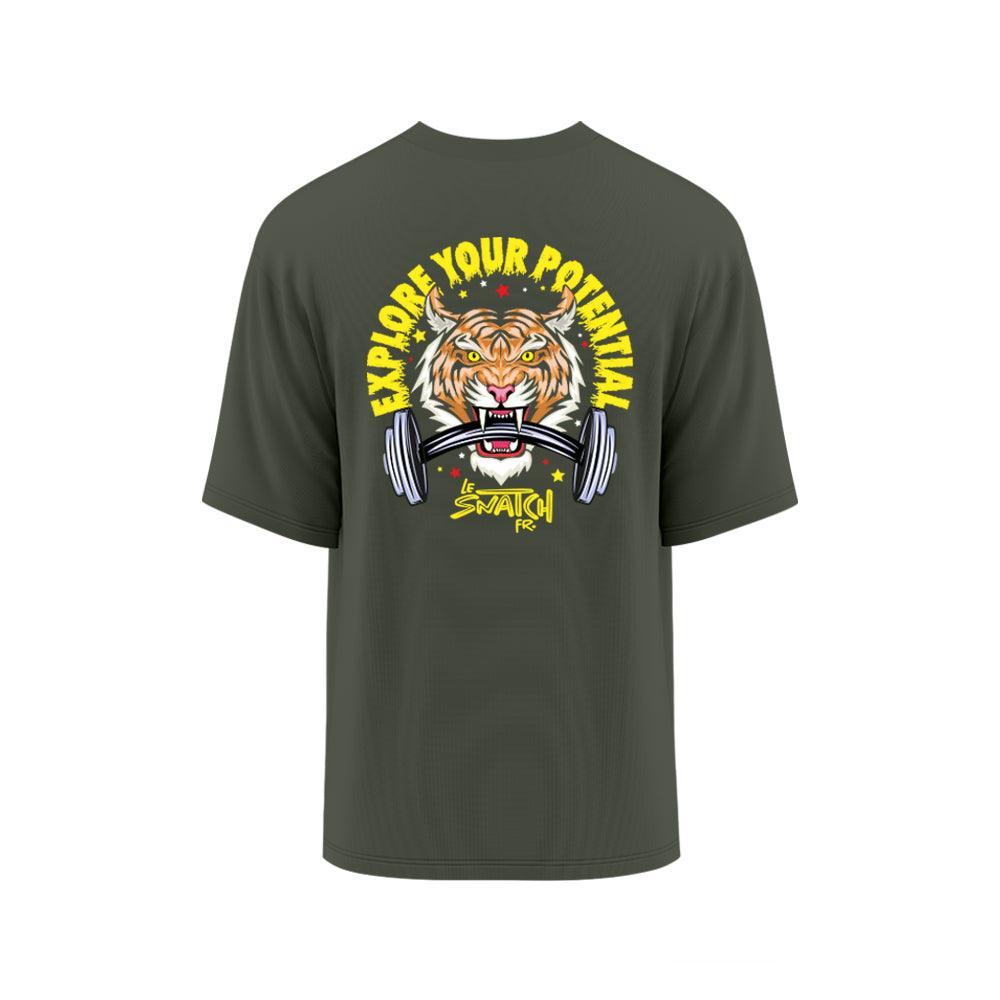 T-SHIRT SPORT OVERSIZE - EXPLORE YOUR POTENTIAL