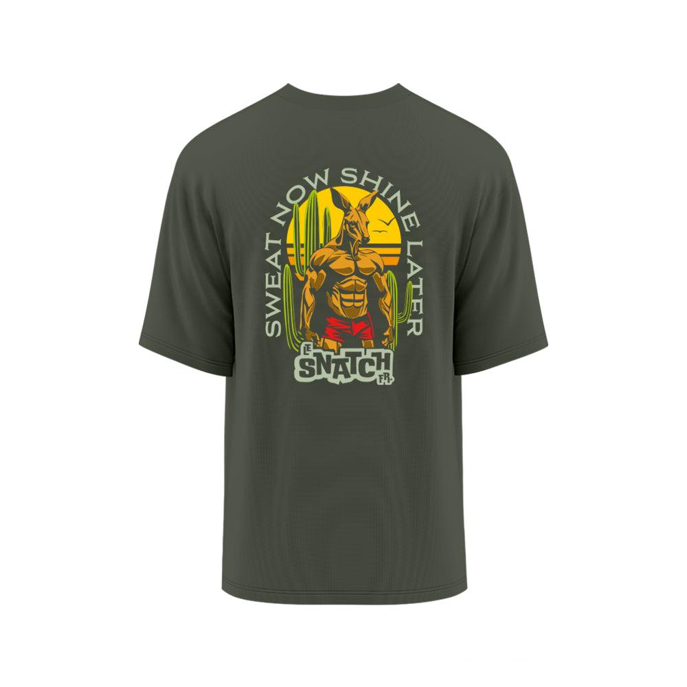 T-SHIRT SPORT OVERSIZE - SWEAT NOW SHINE LATER