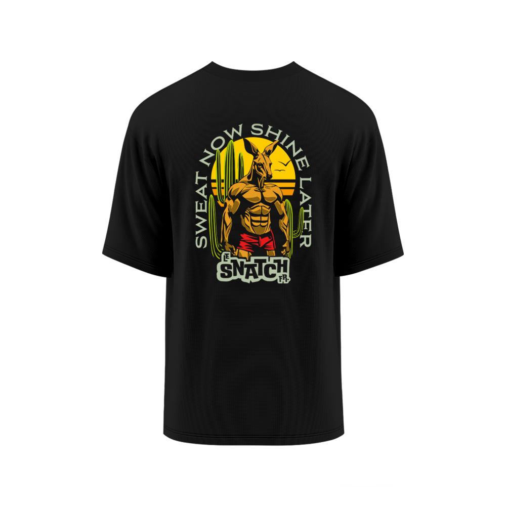 T-SHIRT SPORT OVERSIZE - SWEAT NOW SHINE LATER