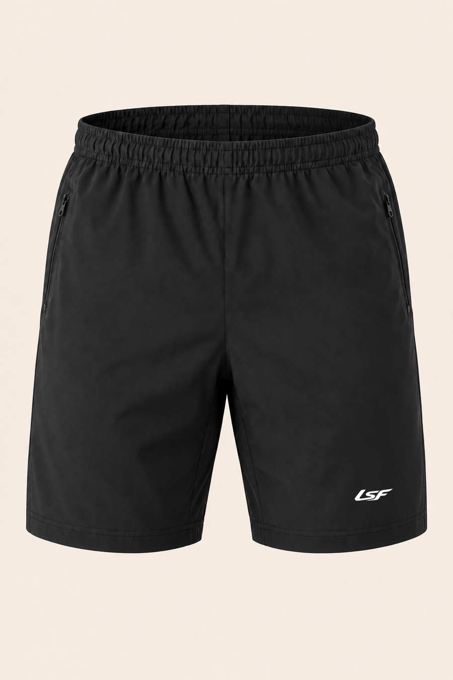 Short Essor LSF noir, vue de face