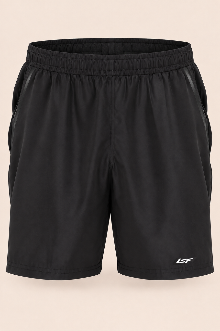 Short de training homme Tempo LSF noir — face