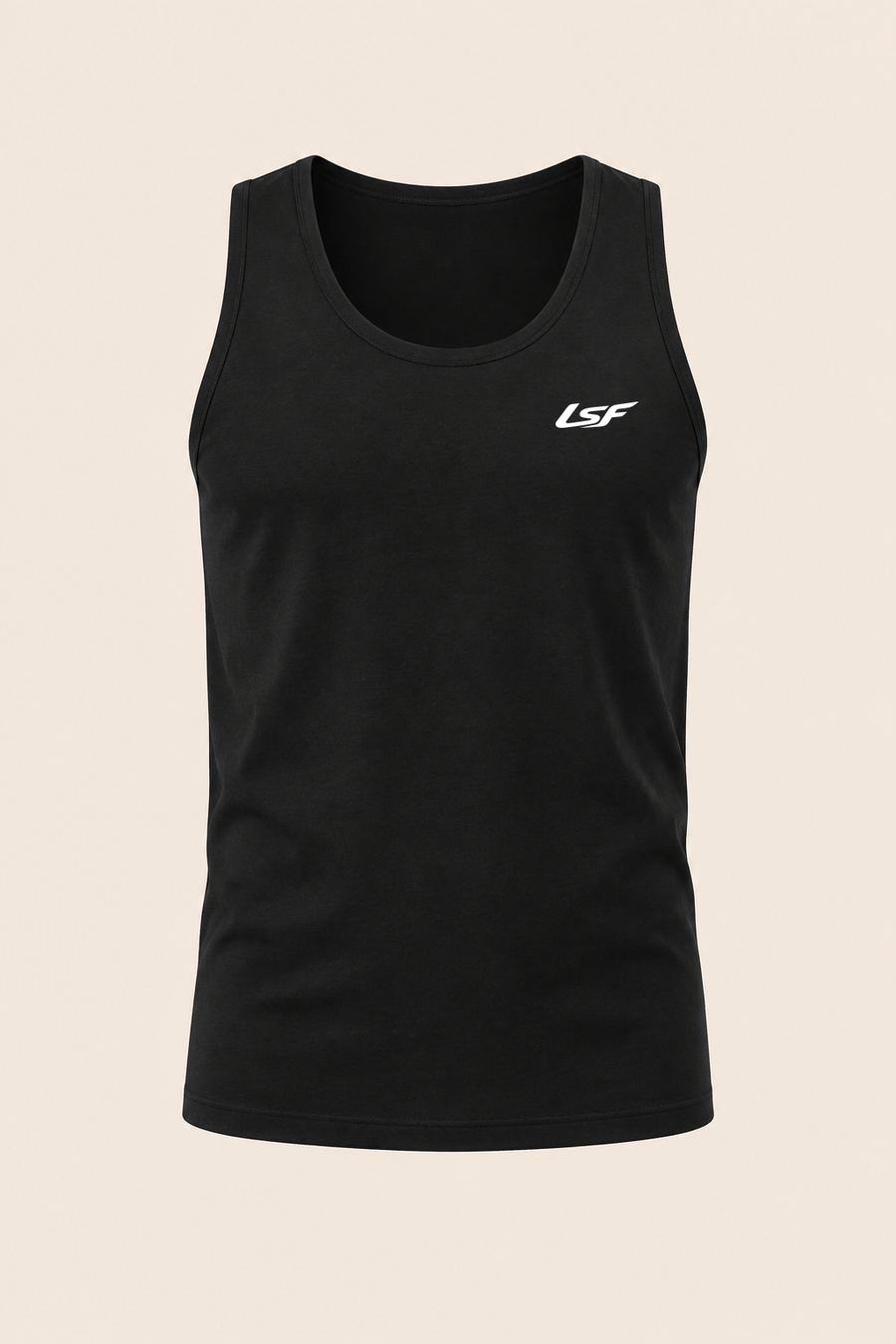 Débardeur homme Pulse LSF noir — face