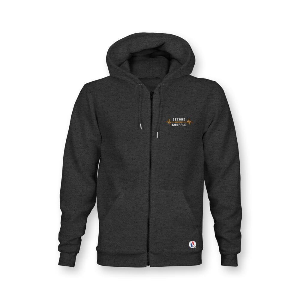 SWEAT-SHIRT UNISEXE ZIPPÉ - CROSSFIT® SECOND SOUFFLE