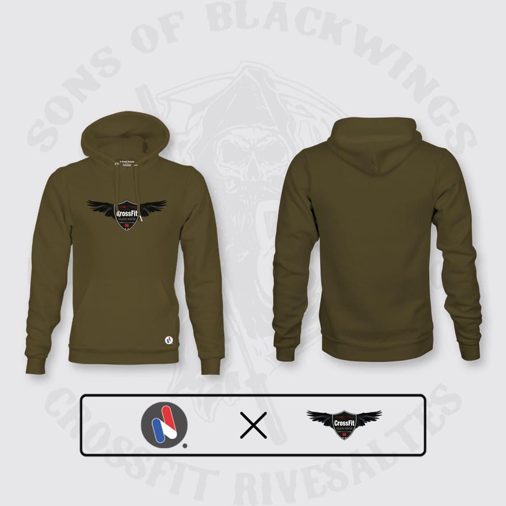 SWEAT-SHIRT UNISEXE - CROSSFIT® BLACK WINGS