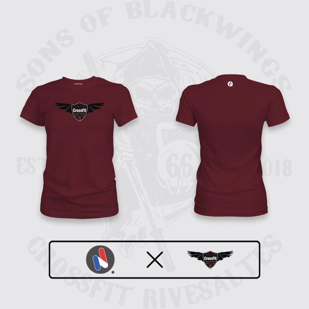T-SHIRT FEMME - CROSSFIT® BLACK WINGS