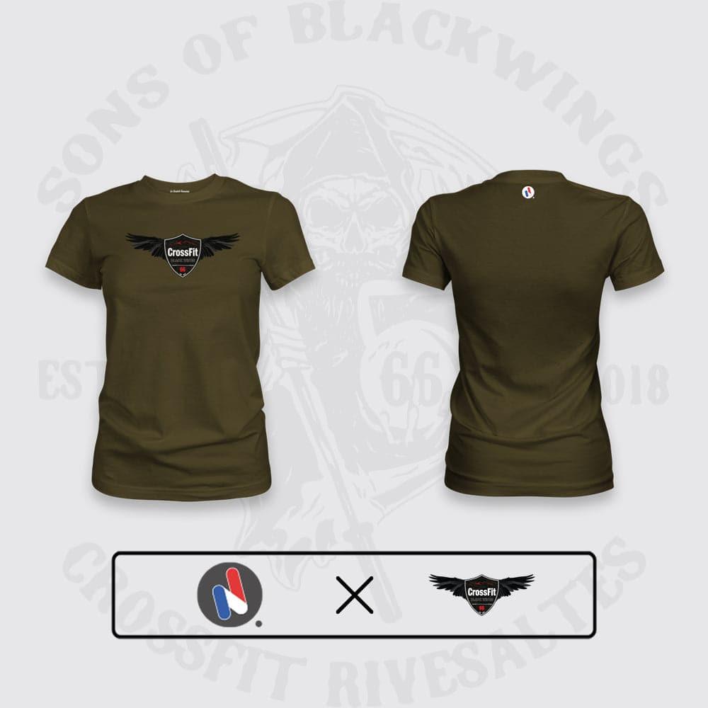 T-SHIRT FEMME - CROSSFIT® BLACK WINGS