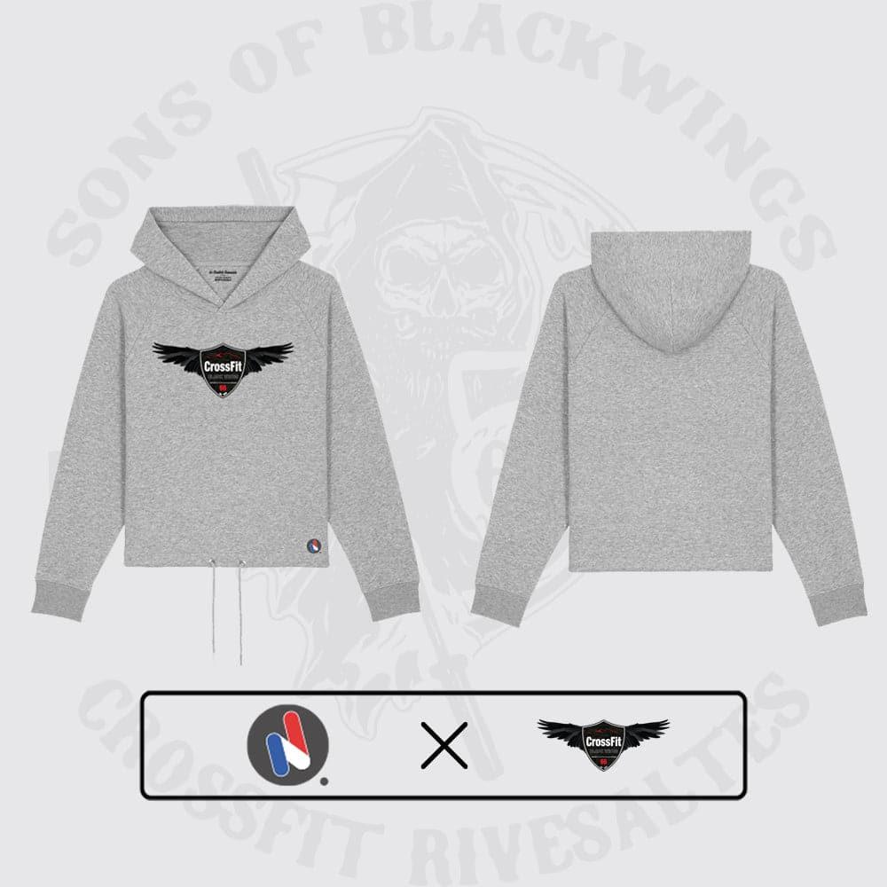 SWEAT-SHIRT FEMME - CROSSFIT® BLACK WINGS