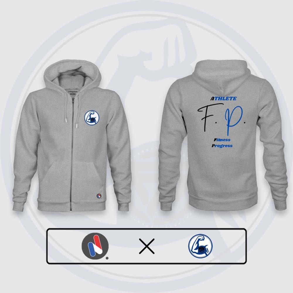 SWEAT-SHIRT ZIPPE - FITNESS PROGRESS