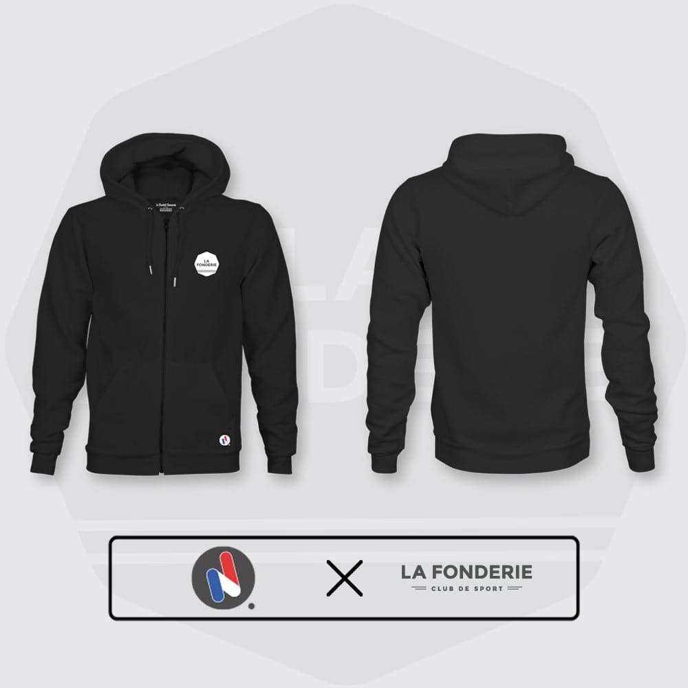 SWEAT-SHIRT ZIPPE - LA FONDERIE