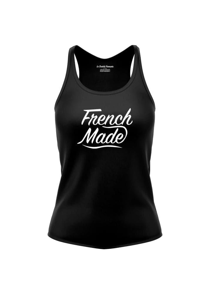 Débardeur femme cross training Frenchmade – coloris Noir – Le Snatch Français