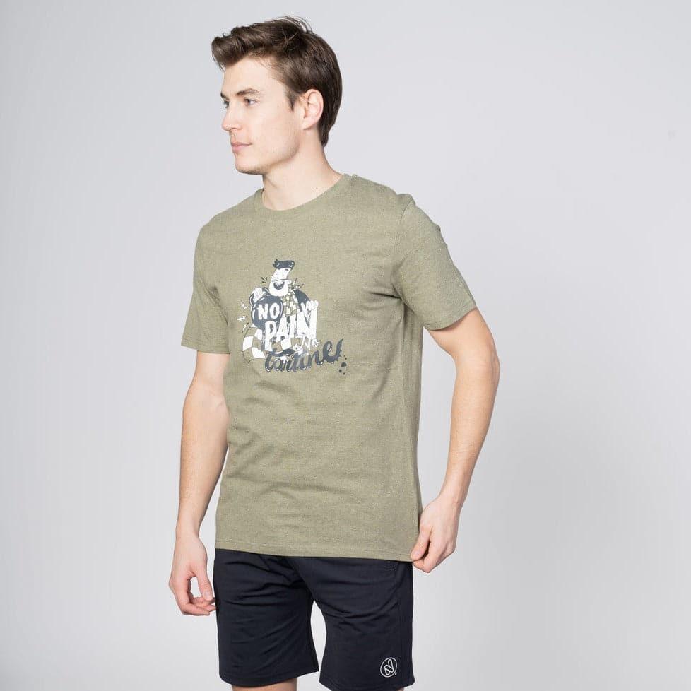T-SHIRT HOMME - NO PAIN NO TARTINES