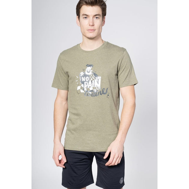 T-SHIRT HOMME - NO PAIN NO TARTINES