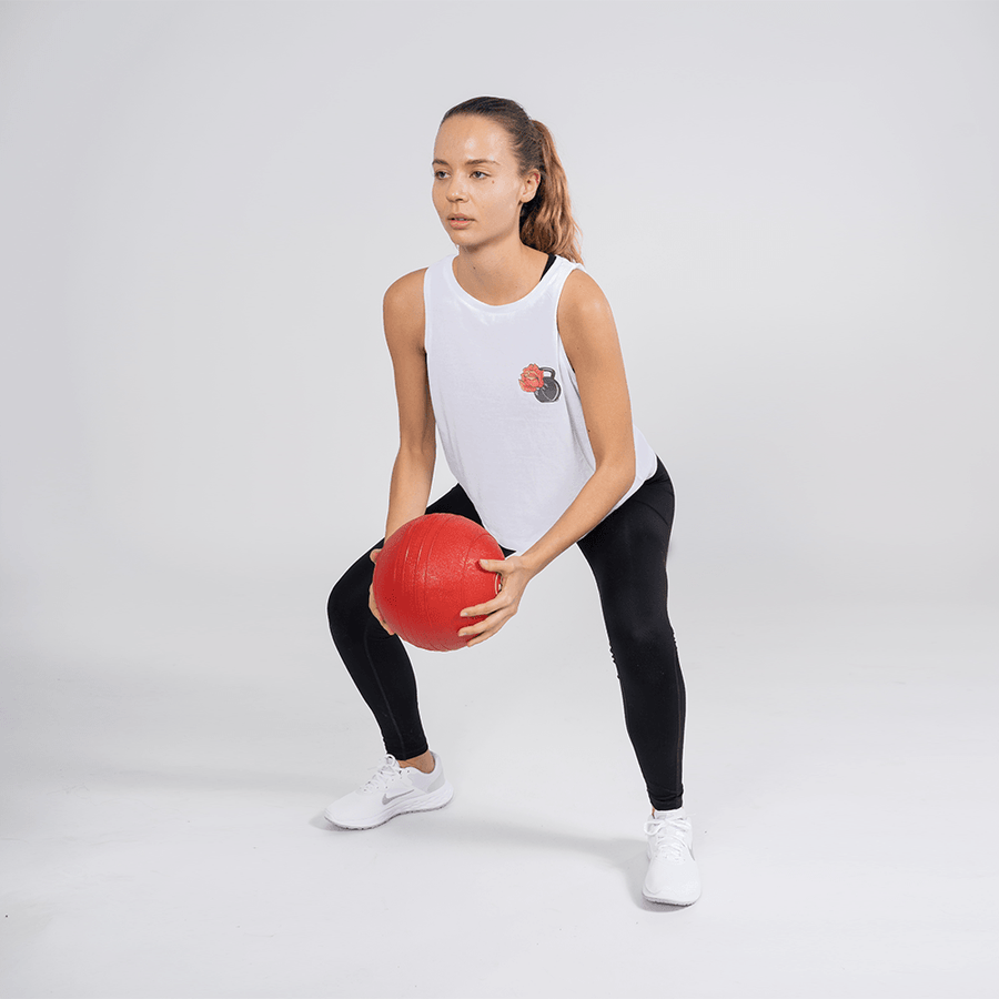 Débardeur femme cross training Harley Queen – coloris Blanc – Le Snatch Français