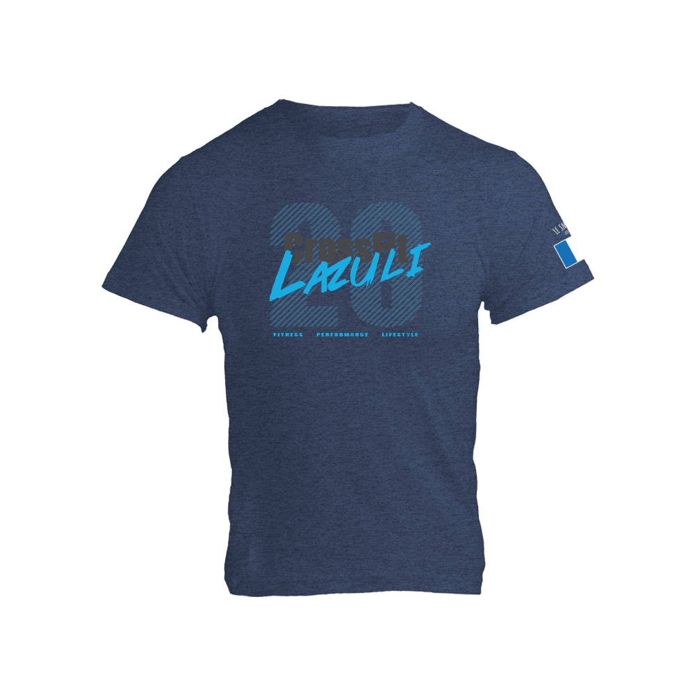 T-SHIRT HOMME - CROSSFIT® LAZULI