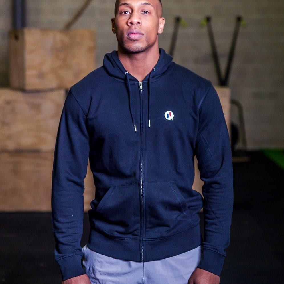 SWEAT-SHIRT HOMME ZIPPÉ