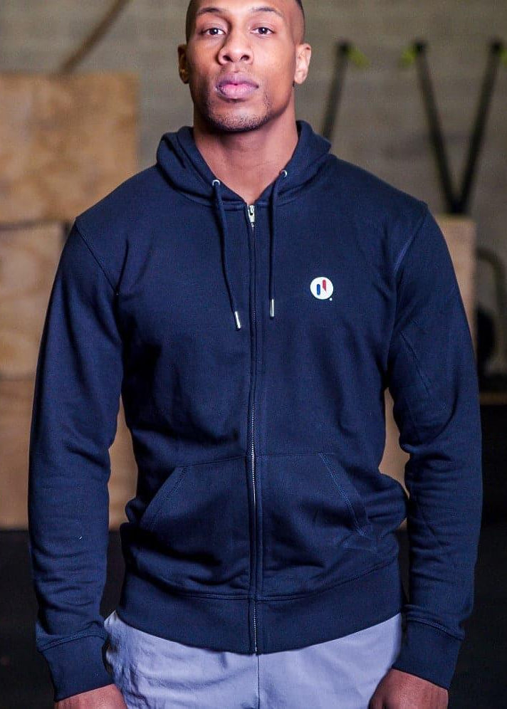 SWEAT-SHIRT HOMME ZIPPÉ