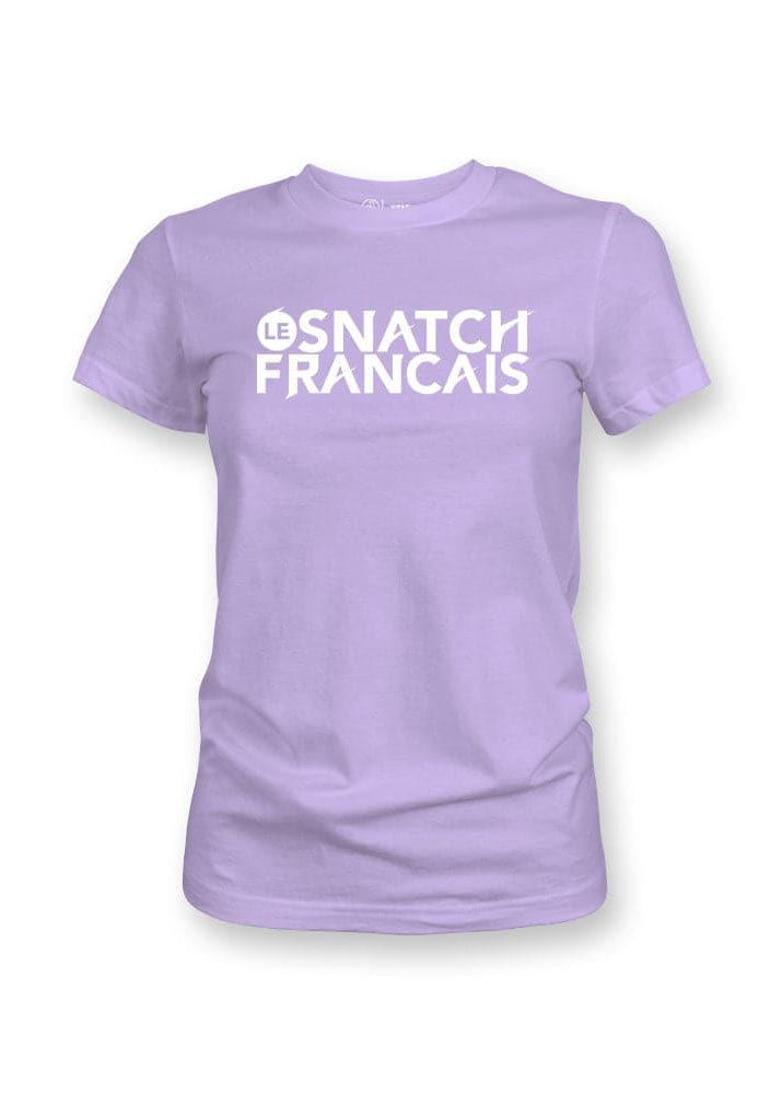T-shirt femme cross training Snatch Evolution – coloris Mauve – Le Snatch Français