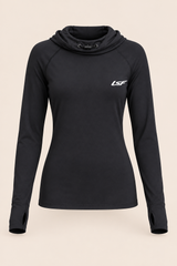Haut femme Cadence LSF noir, vue de face