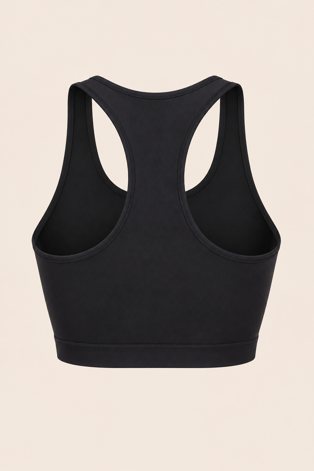 Crop top sport dos nageur Allure LSF noir — dos