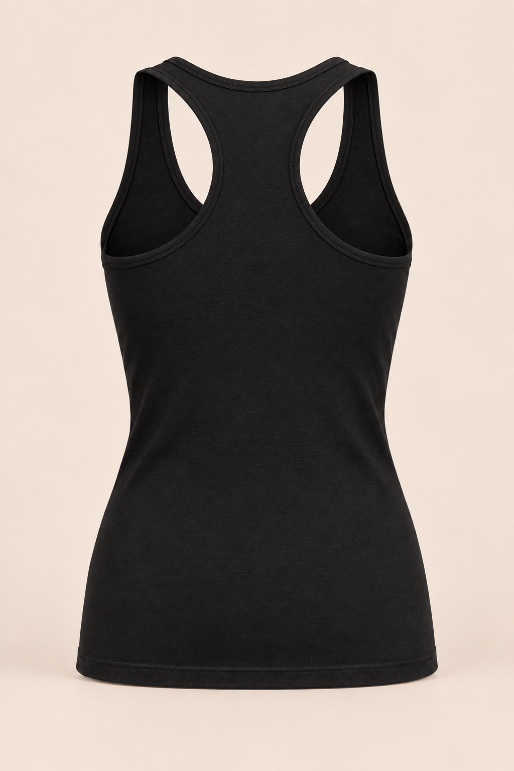 Débardeur femme Aura LSF noir, vue de dos