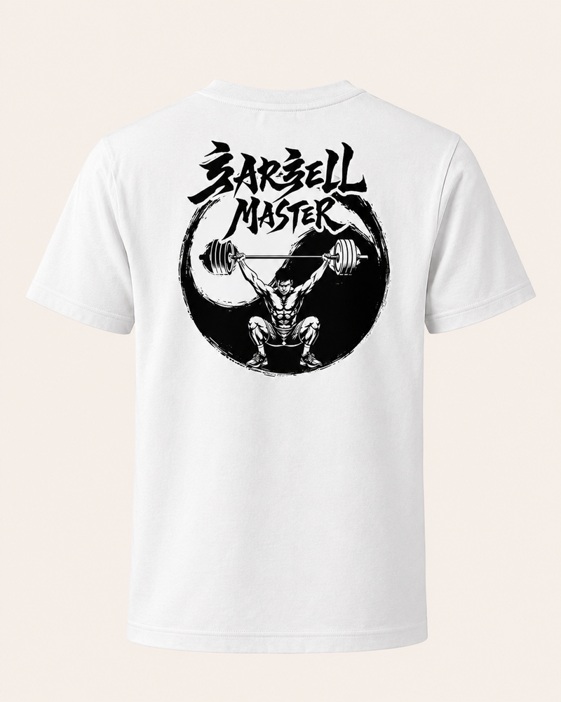T-Shirt Nativ Barbell Master Blanc - dos