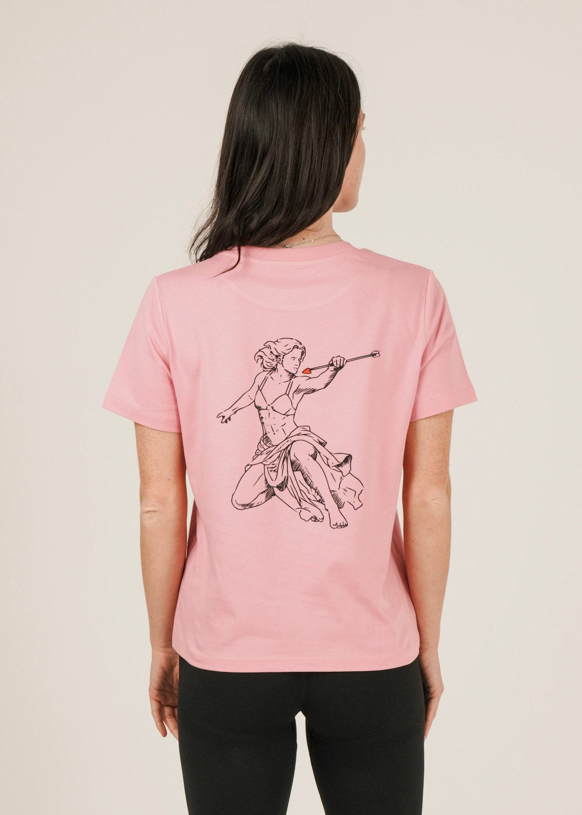 T-Shirt Femme Hybrid Training – Love Archer – Édition Saint-va DC vue 2 — Le Snatch Français