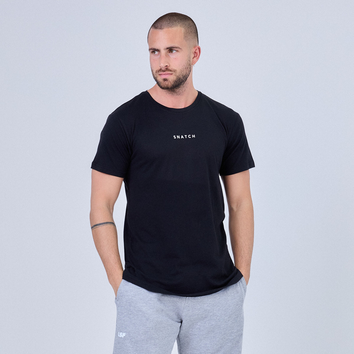 T-Shirt Homme Hybrid Training – Triblend vue 3 — Le Snatch Français