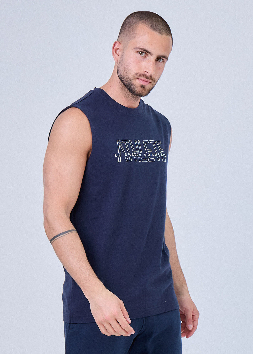 Débardeur Homme Cross Training – Athlete LSF Coton Bio — Le Snatch Français