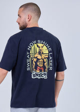 T-Shirt Oversize Homme Hybrid Training – Sweat Now Shine Later — Le Snatch Français