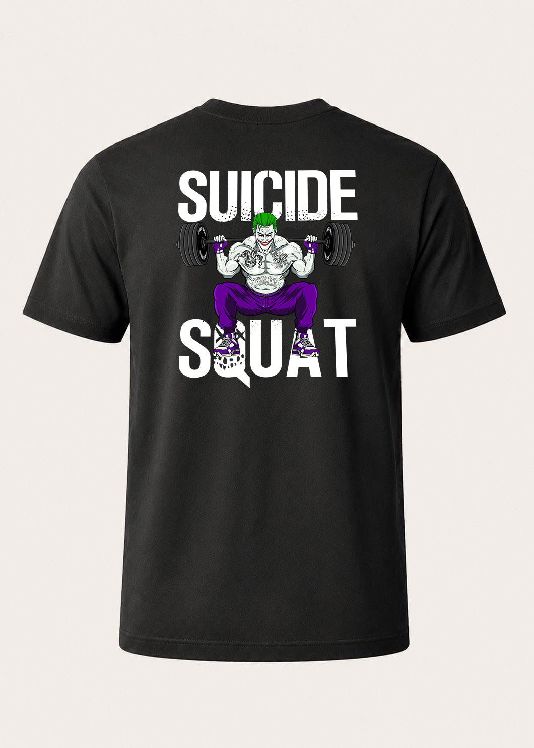 T-shirt unisexe cross training Joker × Watty – vue 3 – Le Snatch Français