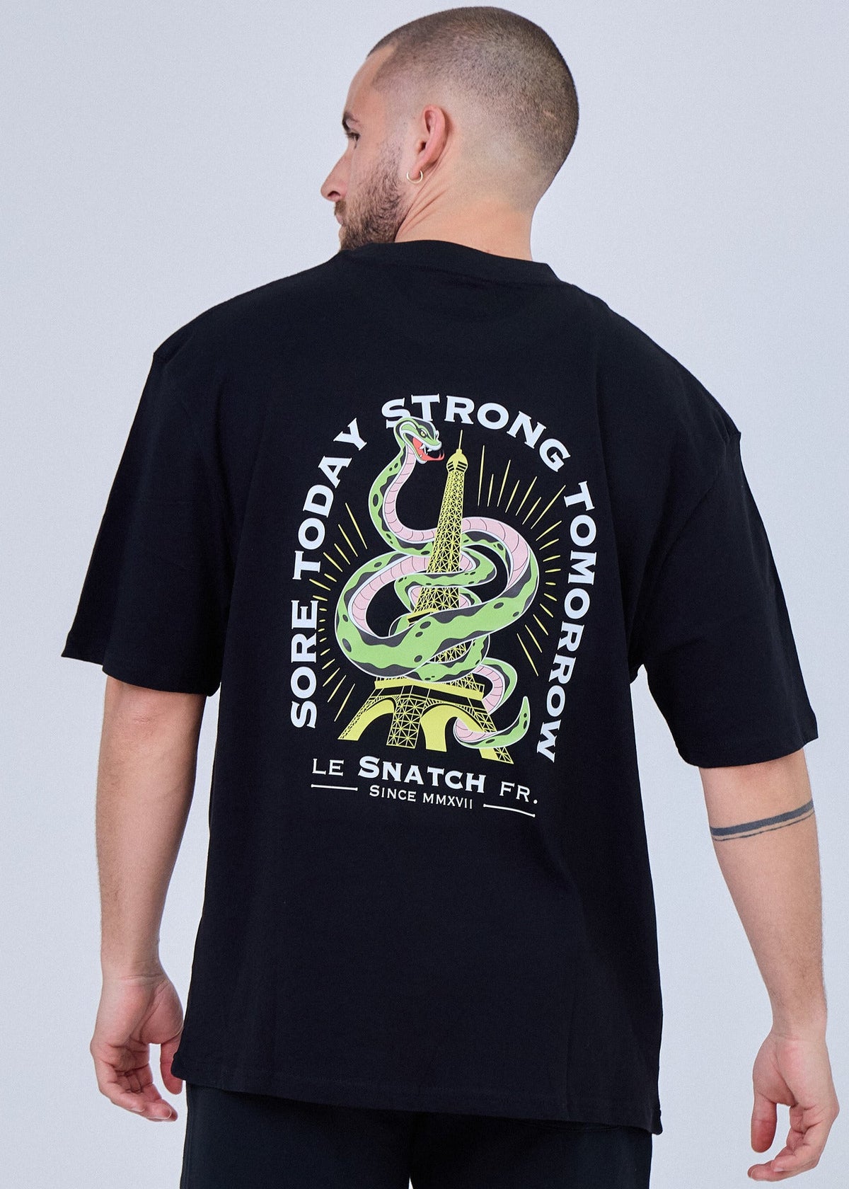 T-Shirt Oversize Homme Hybrid Training – Strong Tomorrow — Le Snatch Français