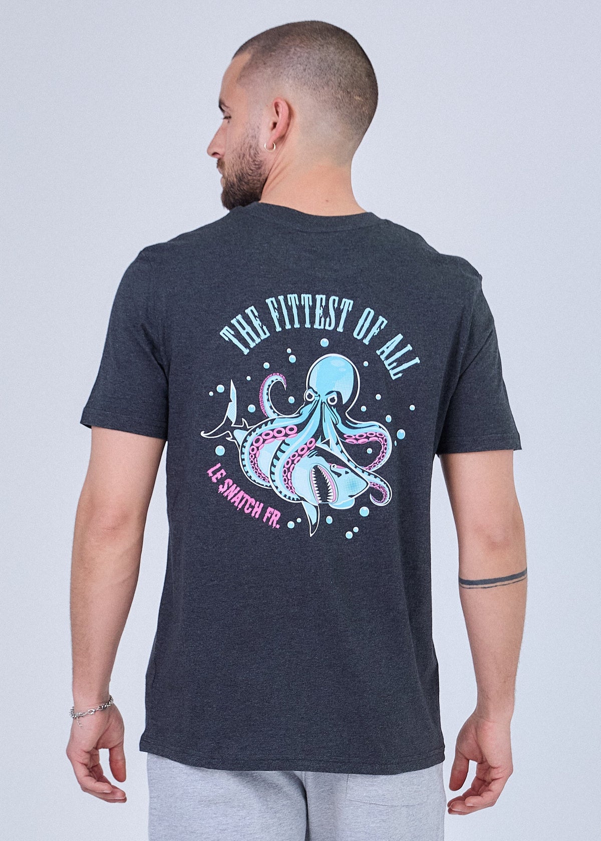T-Shirt Homme Hybrid Training – The Fittest DC — Le Snatch Français