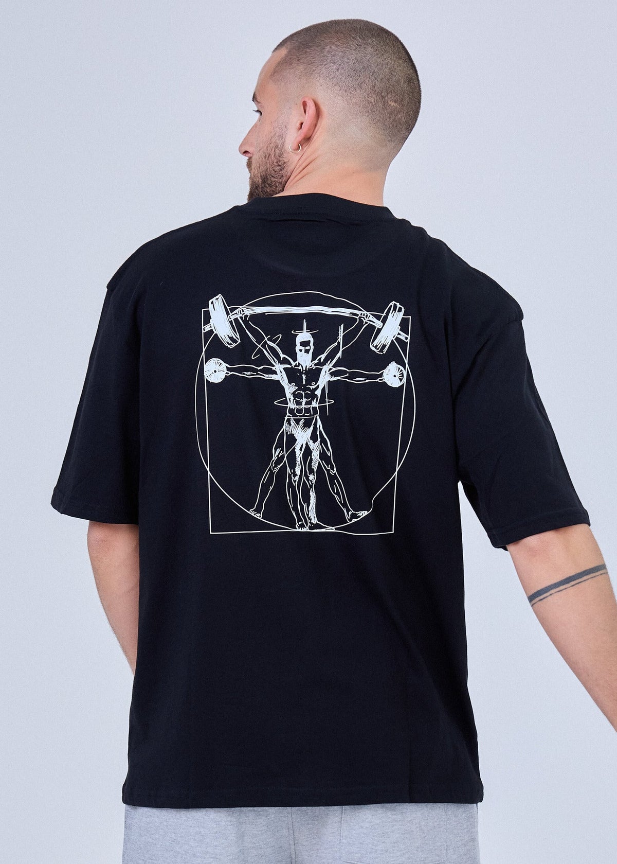 T-Shirt Oversize Homme Hybrid Training – Vitruve DC — Le Snatch Français