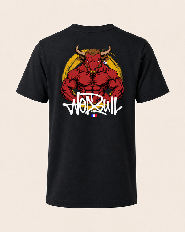 T-Shirt Nativ Wod Bull Noir - dos