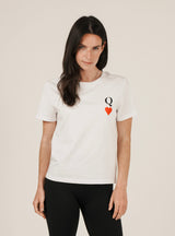 T-Shirt Femme Hybrid Training – Queen Of Hearts - Édition Sain DC vue 3 — Le Snatch Français