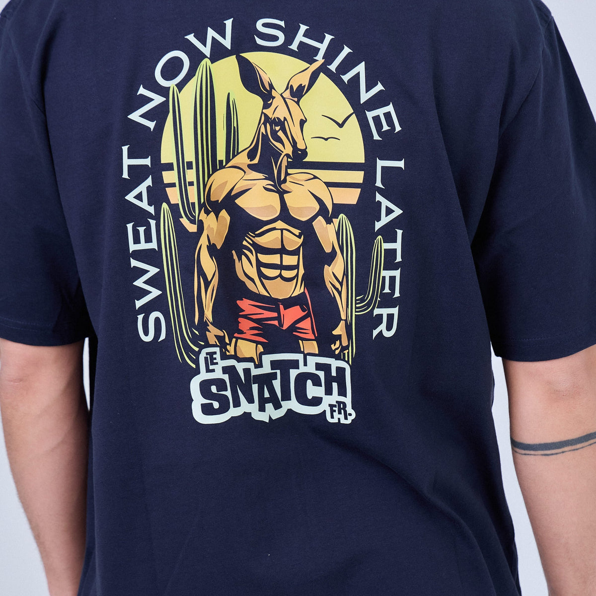 T-Shirt Oversize Homme Cross Training – Sweat Now Shine Later