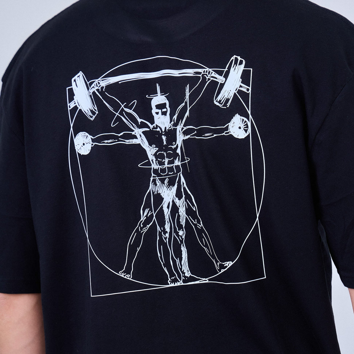 T-Shirt Oversize Homme Cross Training – Vitruve DC
