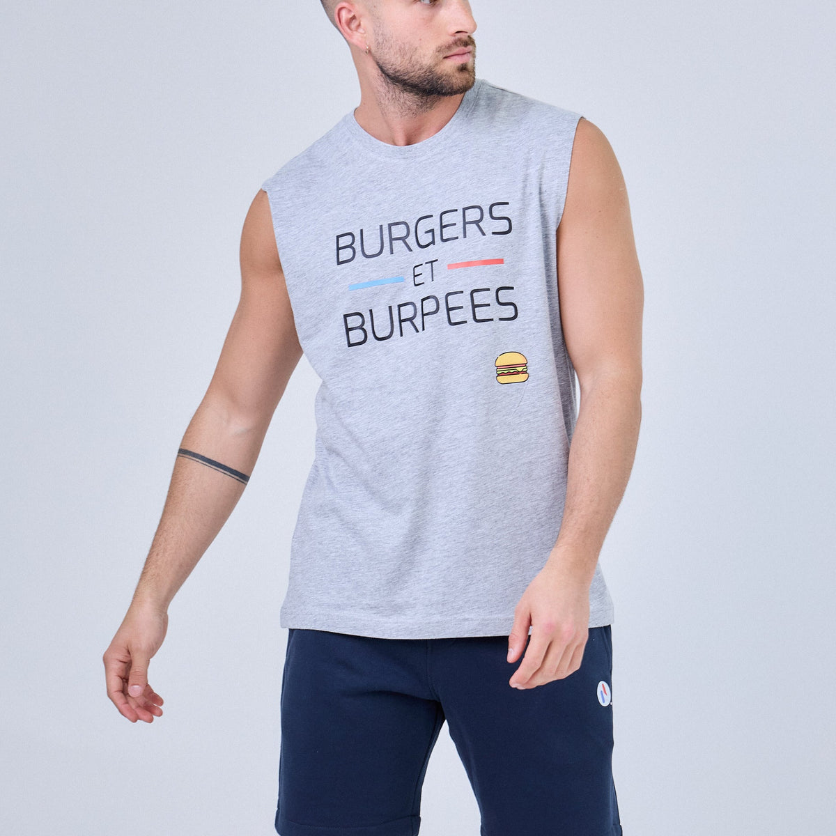 Débardeur Homme Cross Training – Burgers Et Burpees Coton Bio