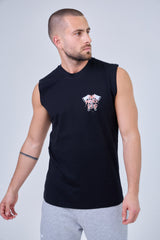 Débardeur Homme Cross Training – Bloody Coton Bio vue 2 — Le Snatch Français